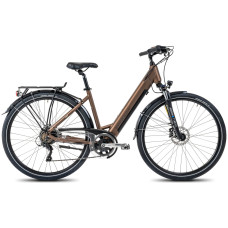 Elektriskais velosipēds ProEco:ON Wave LTD 1.0 504Wh brown-black-19" / L