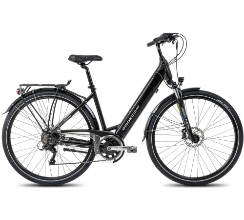 E-bike ProEco:ON Wave LTD 1.0 504Wh graphite-silver-19" / L