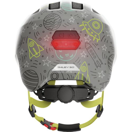 Velo ķivere Abus Smiley 3.0 LED grey space-M (50-55)