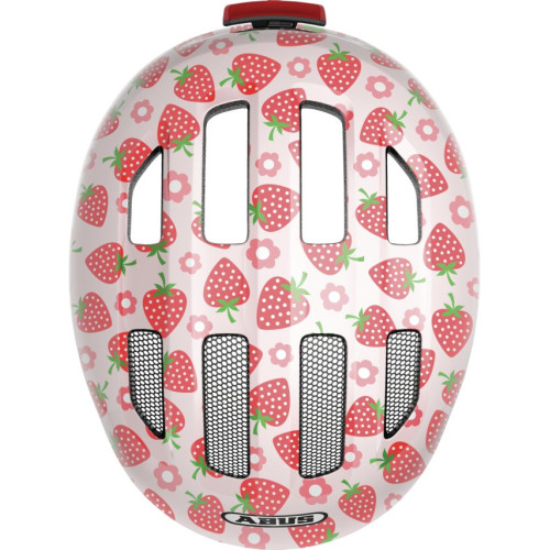 Velo ķivere Abus Smiley 3.0 LED rose strawberry-S (45-50)