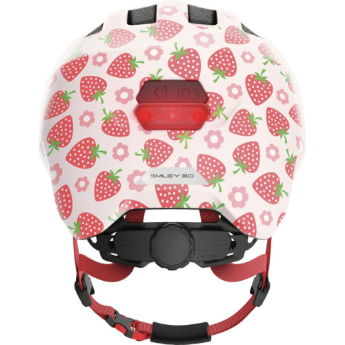 Velo ķivere Abus Smiley 3.0 LED rose strawberry-M (50-55)