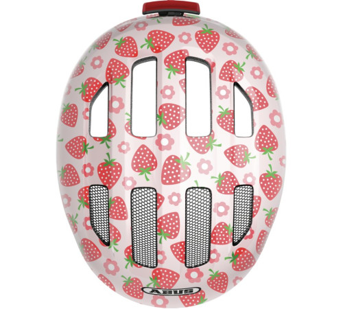 Velo ķivere Abus Smiley 3.0 LED rose strawberry-M (50-55)