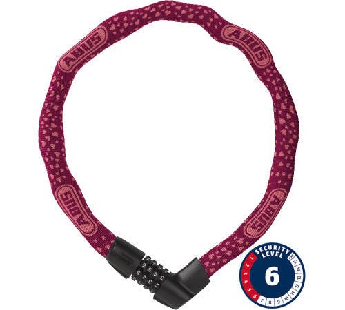 Lock Abus Tresor 1385/75 cherry heart