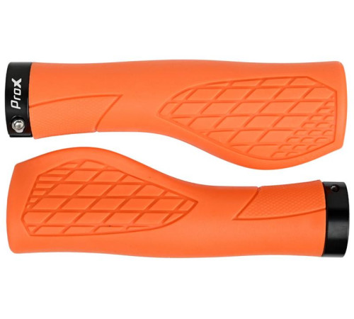 Stūres rokturi ProX GP-35 130mm Ergo Lock-on orange