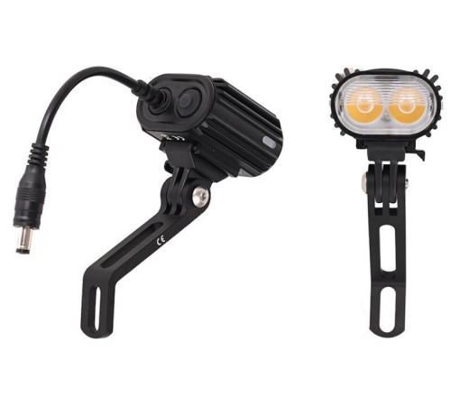 Front lamp ProX Aster II Power 2xCREE 1600Lm E-bike DC 5-15V