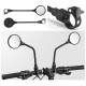 Mirror ProX Vision MR-19 on handlebar round adjustable
