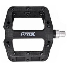 Pedāļi ProX Base Pro 26 plastic Pins axle Cr-Mo black