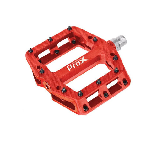 Pedals ProX Base Pro 26 plastic Pins axle Cr-Mo red