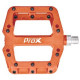 Pedāļi ProX Base Pro 26 plastic Pins axle Cr-Mo orange