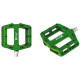 Pedāļi ProX Base Pro 26 plastic Pins axle Cr-Mo green