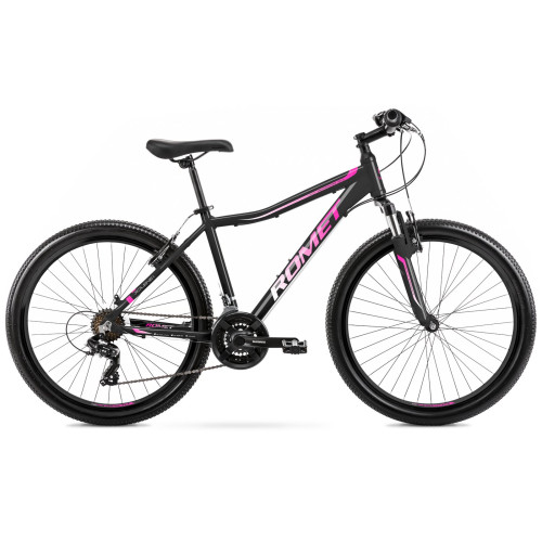 Bicycle Romet Jolene 6.0 2025 black-pink-19" / L