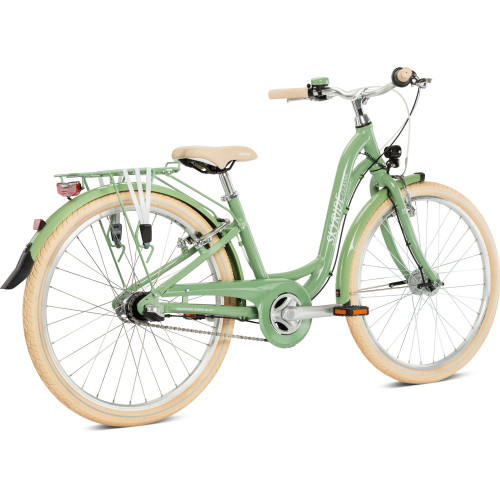 Bicycle PUKY Skyride 24-3 Classic Alu retro green