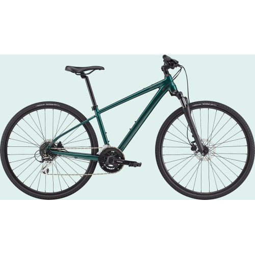 Bicycle Cannondale Quick CX 3 Womens emerald-45 cm / M
