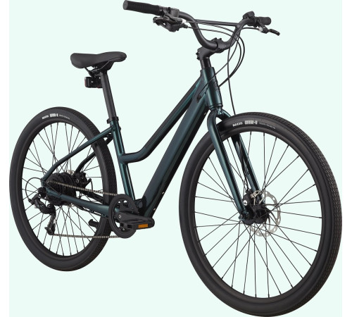 E-bike Cannondale Treadwell Neo 2 Remixte gunmetal green with fine silver-45 cm / L
