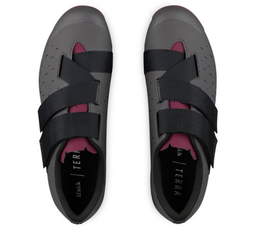 Cycling shoes FIZIK Terra Powerstrap X4 anthracite-grape-46