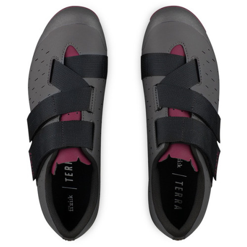Cycling shoes FIZIK Terra Powerstrap X4 anthracite-grape-46