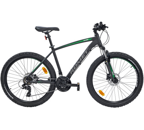 Bicycle Romet ŽALGIRIS R6 black-green-20" / XL