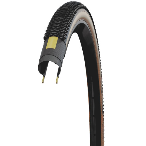 Tire 27.5" Schwalbe G-One R HS610 Evo Fold TLE 45-584 / 27.5x1.70 Super Race Transparent Skin