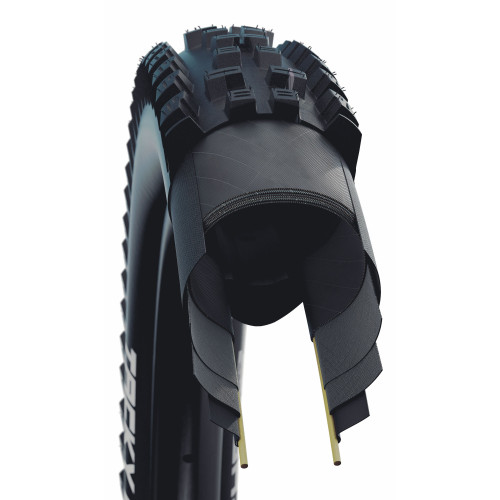 Tire 27.5" Schwalbe Tacky Chan HS625 Evo Fold TLE 62-584 / 27.5x2.40 Super Downhill