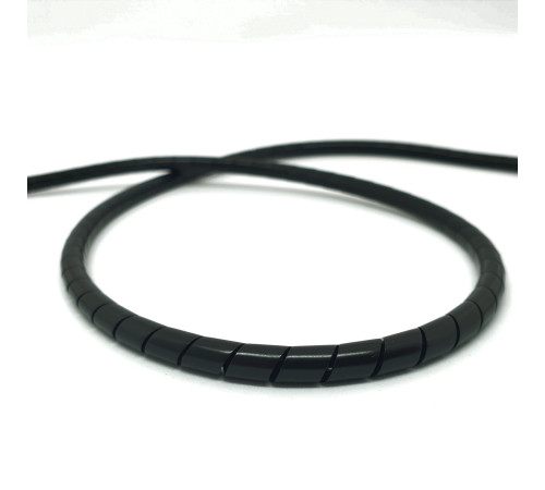 Spiral cable wrap Capgo BL ID 4.8mm OD 6mm Black 2m