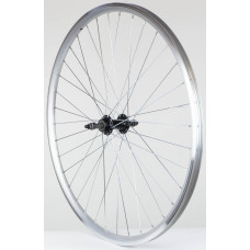 Aizmugurējais ritenis 28" Alu freewheel rumba (mašīnas gultņi), DoubleWall silver aploce