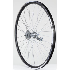 Aizmugurējais ritenis 26" Velosteel RBN rumba, DoubleWall black aploce