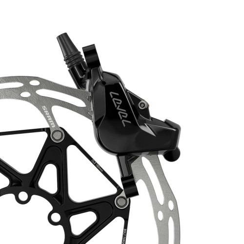 Disc brake caliper SRAM Level C1 2-piston hydraulic post mount silver