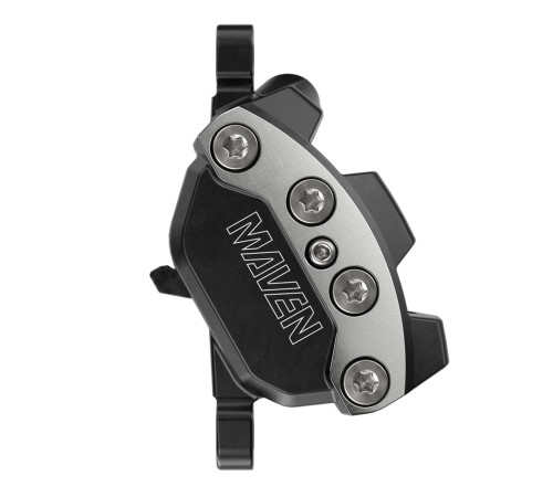 Disc brake caliper SRAM Maven Ultimate A1 4-piston hydraulic post mount black-silver