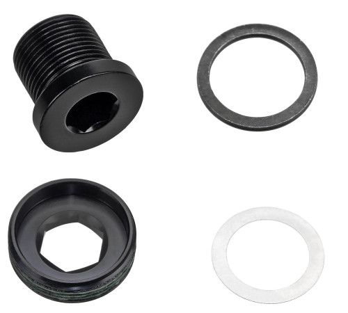 Crank bolt SRAM GXP Self-extracting M15/M22 black