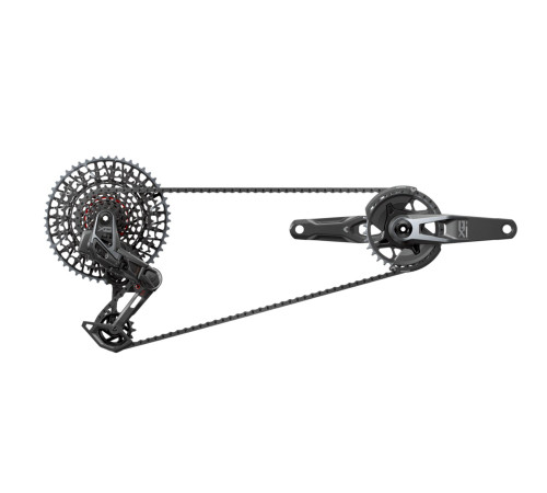 Groupset SRAM X0 Eagle T-Type AXS 1x12speed 32Tx10-52T-170MM