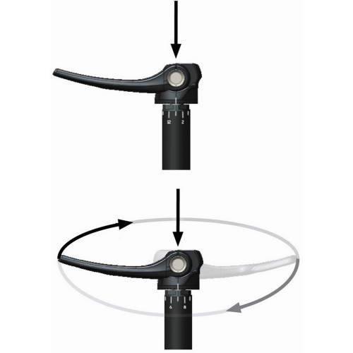 Priekšējā rumbas ass SRAM Maxle Ultimate Gravel 12x100mm M12x1.5mm