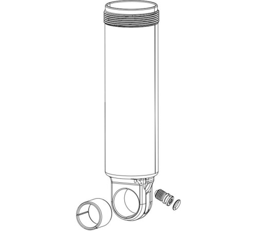 Aizmugurējā amortizatora remonta daļa Rockshox damper body IFP 216x63mm Monarch 2014+
