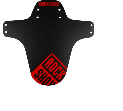 Priekšējais dubļusargs Rockshox MTB black with BoXXer red print