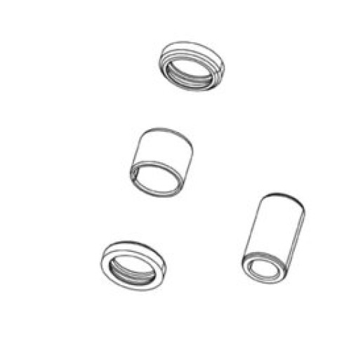 Rear shock service kit Rockshox mounting hardware 1/2" 8x50mm