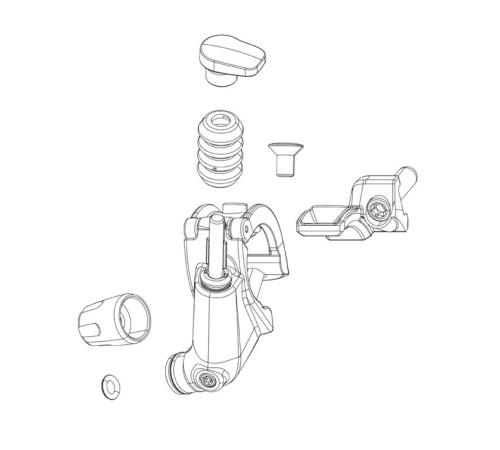 Seat post service part Rockshox hose barb Connectamajig Reverb