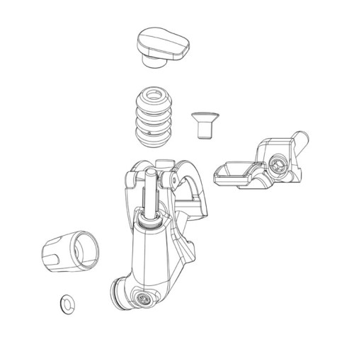 Seat post service part Rockshox hose barb Connectamajig Reverb