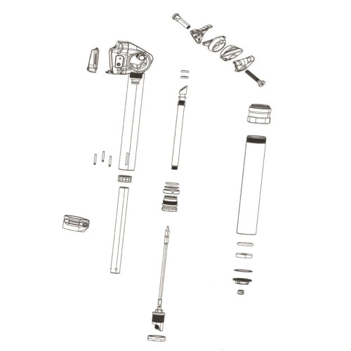 Seat post service kit Rockshox inner seal head Ucup Rockshox Reverb Stealth (10 pcs.)