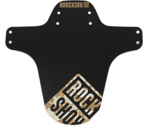 Priekšējais dubļusargs Rockshox MTB black-camo print tan