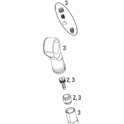 Aizmugurējā amortizatora remonta komplekts Rockshox Banjo barb Monarch XX 2014-2017