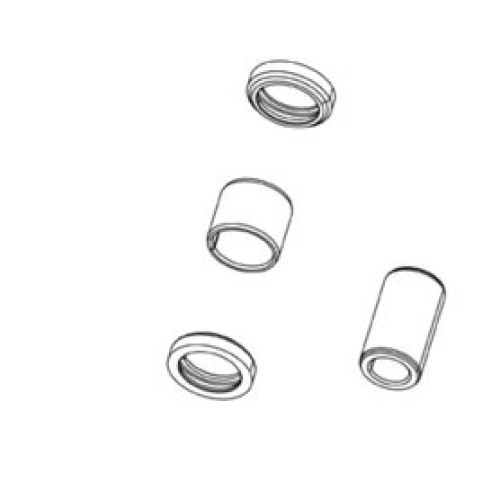 Aizmugurējā amortizatora remonta komplekts Rockshox mounting hardware 1/2" 8x14mm