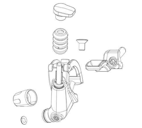 Fork service kit Rockshox XLoc Full Sprint Lever