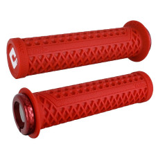 Stūres rokturi ODI Vans v2.1 MTB Lock-on 135mm White/Red-Red