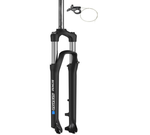 Fork SR Suntour XCM 32 RL DS 27.5" 100mm 1-1/8" 9x100mm black matt