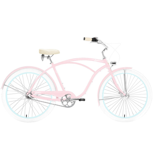 Bicycle Embassy Baby Powder ALU 26" 3-speed 2024 pastel pink