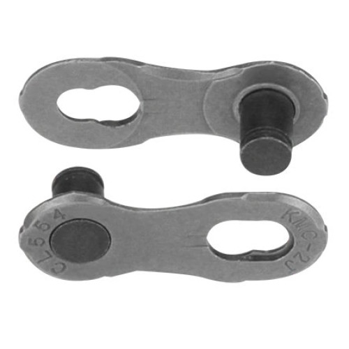Chain connector KMC MissingLink X-Glide Shimano Cues NR dark silver (2 pcs.)