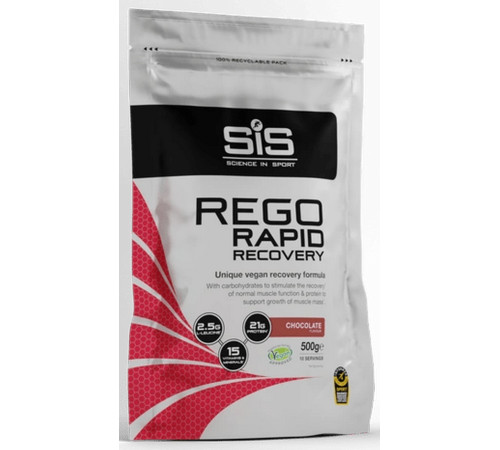 Sports nutrition powder SiS Rego Rapid Recovery Chocolate 500g
