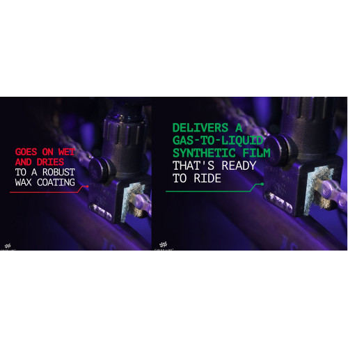 Chain lube Finish Line HALO Wax+Wet Combo 120ml + Smart Luber (5+5pcs.)