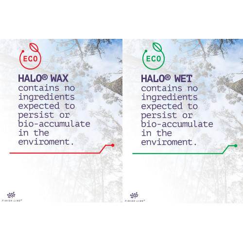 Chain lube Finish Line HALO Wax+Wet Combo 120ml + Smart Luber (5+5pcs.)