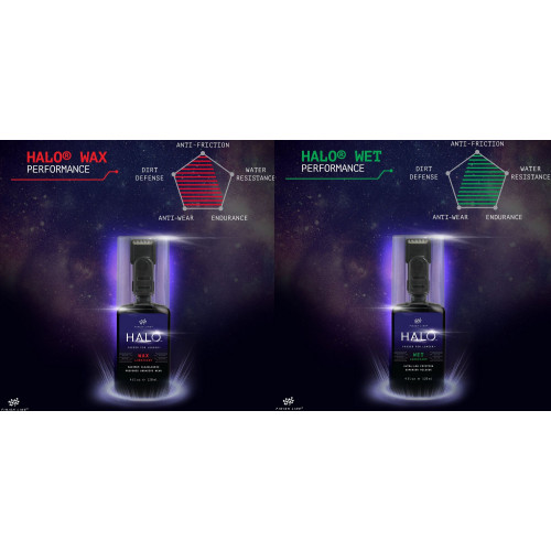 Chain lube Finish Line HALO Wax+Wet Combo 120ml + Smart Luber (5+5pcs.)