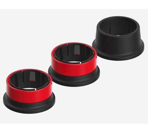 Pedal axle lock ring set Favero Assioma PRO Red